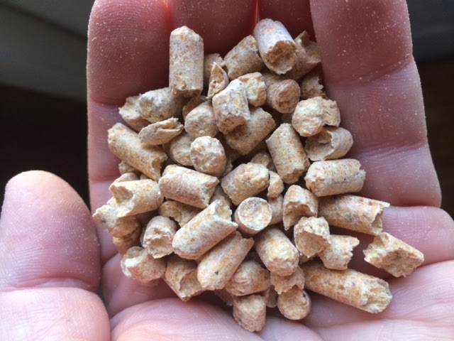 How do wood pellets rate when compared to other fuels?